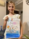 Дитяча футболка білого кольору з малюнком "Маяк" від Фросі