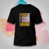 Футболка чорного кольору з дитячим малюнком "Листопад" від Ксюші